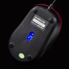 MA-MBSK315R 抗菌・静音有線巻取りブルーLEDマウス(レッド) MA-MBSK315R / 抗菌・静音有線巻取りブルーLEDマウス(レッド)