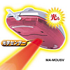 MA-MOUSV / オプトモバイルマウス(シルバー&クリアーレッド)