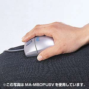 MA-MOUSV / オプトモバイルマウス(シルバー&クリアーレッド)