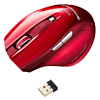 MA-NANOH11R / 超小型レシーバーワイヤレスブルーテックマウス（レッド）