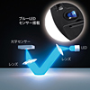 MA-NANOH9R / 超小型レシーバーワイヤレスブルーLEDマウス（レッド）