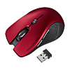 MA-NANOH9R 超小型レシーバーワイヤレスブルーLEDマウス(レッド) MA-NANOH9R / 超小型レシーバーワイヤレスブルーLEDマウス(レッド)