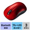 MA-SBB314R / BluetoothブルーLEDマウス（レッド）