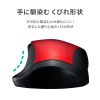 MA-SBL198RN 静音有線ブルーLEDマウス(5ボタン・レッド) MA-SBL198RN / 静音有線ブルーLEDマウス(5ボタン・レッド)