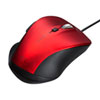 MA-SBL198R 静音ブルーLEDマウス(有線・レッド) MA-SBL198R / 静音ブルーLEDマウス(有線・レッド)