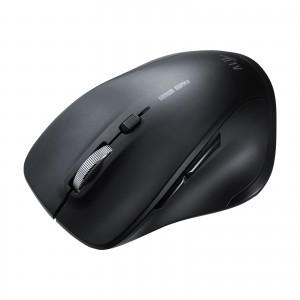 MA-SBTBL197BKN / 静音BluetoothブルーLEDマウス(5ボタン・ブラック)