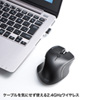 MA-SW1BK 超小型レシーバーワイヤレスブルーLEDマウス MA-SW1BK / 超小型レシーバーワイヤレスブルーLEDマウス
