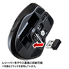 MA-SW1R 超小型レシーバーワイヤレスブルーLEDマウス MA-SW1R / 超小型レシーバーワイヤレスブルーLEDマウス