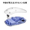 MA-SWBIRS332BL / Bluetoothワイヤレスマウス（透明ケース・充電式・ブルー）