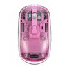 MA-SWBIRS332P Bluetoothワイヤレスマウス(透明ケース・充電式・ピンク) MA-SWBIRS332P / Bluetoothワイヤレスマウス(透明ケース・充電式・ピンク)