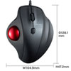 MA-TB128BK 有線トラックボール MA-TB128BK / 有線トラックボール
