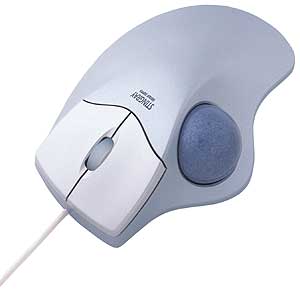 MA-TB30UPS / オプトトラックボール「スティングレー」(シルバー)