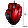 MA-TB44RN レーザートラックボール(レッド) MA-TB44RN / レーザートラックボール(レッド)