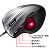 MA-TB44S 有線レーザートラックボール(シルバー) MA-TB44S / 有線レーザートラックボール(シルバー)