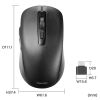 MA-TMWBLC1 / USB Type-C静音抗菌ワイヤレスマウス（5ボタン）