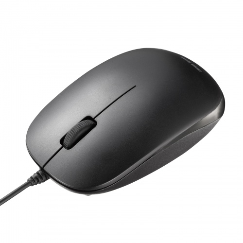 MA-TMYBL3 / USB Type-C有線マウス（USB-C to USB-A変換アダプタ付き・静音・抗菌）