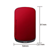 MA-TOUCH1R マルチタッチセンサーワイヤレスマウス(レッド) MA-TOUCH1R / マルチタッチセンサーワイヤレスマウス(レッド)