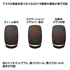 MA-TOUCH8BK ワイヤレスタッチセンサーマウス8(ブラック) MA-TOUCH8BK / ワイヤレスタッチセンサーマウス8(ブラック)
