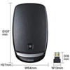 MA-TOUCH8BK ワイヤレスタッチセンサーマウス8(ブラック) MA-TOUCH8BK / ワイヤレスタッチセンサーマウス8(ブラック)