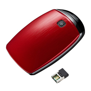 MA-TOUCH8R / ワイヤレスタッチセンサーマウス8(レッド)