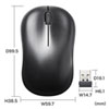 MA-WB312BK ワイヤレスブルーLEDマウス MA-WB312BK / ワイヤレスブルーLEDマウス