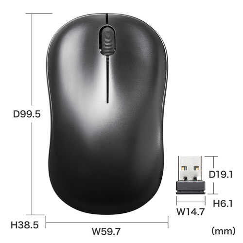 MA-WB312BK / ワイヤレスブルーLEDマウス