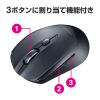 MA-WB509BK ワイヤレスブルーLEDマウス(5ボタン・ブラック) MA-WB509BK / ワイヤレスブルーLEDマウス(5ボタン・ブラック)