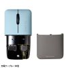 MA-WBBS310BL 静音ワイヤレスブルーLEDコンボマウス SLIMO・ブルー(充電式) MA-WBBS310BL / 静音ワイヤレスブルーLEDコンボマウス SLIMO・ブルー(充電式)