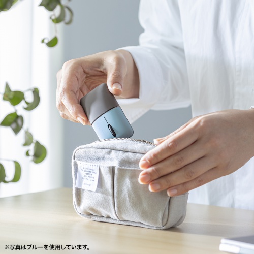 MA-WBBS310G / 静音ワイヤレスブルーLEDコンボマウス　SLIMO・グリーン（充電式）