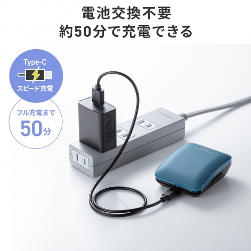 MA-WBBS526BL / 静音ワイヤレスブルーLED コンボマウス(5ボタン・ブルー)