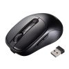 MA-WBIRS550BK / Bluetoothワイヤレスマウス（液晶付き・静音・充電式・5ボタン・ブラック）
