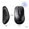 MA-WBIRS550BK / Bluetoothワイヤレスマウス（液晶付き・静音・充電式・5ボタン・ブラック）