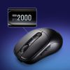 MA-WBIRS550BK / Bluetoothワイヤレスマウス（液晶付き・静音・充電式・5ボタン・ブラック）