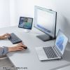 MA-WBIRS550BL Bluetoothワイヤレスマウス(液晶付き・静音・充電式・5ボタン・ブラック+ブルー) MA-WBIRS550BL / Bluetoothワイヤレスマウス(液晶付き・静音・充電式・5ボタン・ブラック+ブルー)