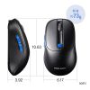 MA-WBIRS550BL Bluetoothワイヤレスマウス(液晶付き・静音・充電式・5ボタン・ブラック+ブルー) MA-WBIRS550BL / Bluetoothワイヤレスマウス(液晶付き・静音・充電式・5ボタン・ブラック+ブルー)
