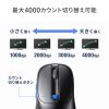 MA-WBIRS550BL Bluetoothワイヤレスマウス(液晶付き・静音・充電式・5ボタン・ブラック+ブルー) MA-WBIRS550BL / Bluetoothワイヤレスマウス(液晶付き・静音・充電式・5ボタン・ブラック+ブルー)