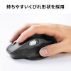 MA-WBIRS635BK / Bluetoothワイヤレスマウス（高速スクロール・チルトホイール・サイドホイール付き）