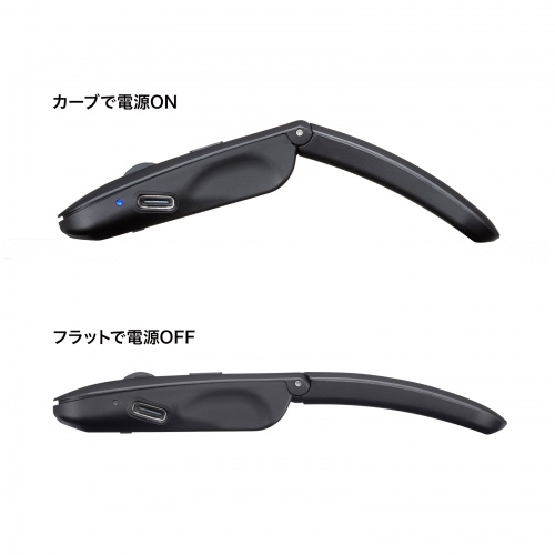MA-WBIS3117BK / 静音ワイヤレス IR LEDコンボマウス（3ボタン・薄型）