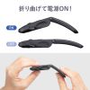 MA-WBIS3117BK / 静音ワイヤレス IR LEDコンボマウス（3ボタン・薄型）