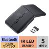 MA-WBIS5117BK / 静音ワイヤレス IR LEDコンボマウス（5ボタン・薄型）
