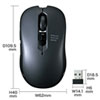 MA-WBL113GM ワイヤレスブルーLEDマウス(ガンメタ) MA-WBL113GM / ワイヤレスブルーLEDマウス(ガンメタ)