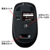 MA-WBL118BK 充電式ワイヤレスブルーLEDマウス(ブラック) MA-WBL118BK / 充電式ワイヤレスブルーLEDマウス(ブラック)