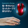 MA-WBL119R ワイヤレスブルーLEDマウス MA-WBL119R / ワイヤレスブルーLEDマウス