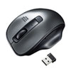 MA-WBL134GM ワイヤレスブルーLEDマウス(ガンメタ) MA-WBL134GM / ワイヤレスブルーLEDマウス(ガンメタ)