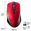 MA-WBL157R ワイヤレス充電マウス(レッド) MA-WBL157R / ワイヤレス充電マウス(レッド)
