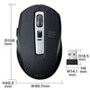 MA-WBL161BK 静音ワイヤレスブルーLEDマウス(ブラック) MA-WBL161BK / 静音ワイヤレスブルーLEDマウス(ブラック)