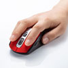 MA-WBL161R 静音ワイヤレスブルーLEDマウス(レッド) MA-WBL161R / 静音ワイヤレスブルーLEDマウス(レッド)