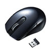 MA-WBL170BK ワイヤレスブルーLEDマウス(5ボタン・左右対称・ブラック) MA-WBL170BK / ワイヤレスブルーLEDマウス(5ボタン・左右対称・ブラック)