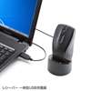 MA-WBL20BK 充電式ワイヤレスブルーLEDマウス MA-WBL20BK / 充電式ワイヤレスブルーLEDマウス