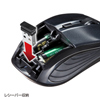 MA-WBL25DS / 超小型レシーバーワイヤレスブルーLEDマウス（ダークシルバー）